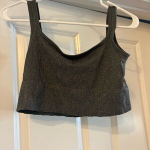 Urban Outfitters Out From Under Gray Sparkly Bralette Size XL